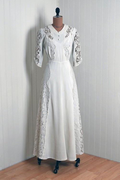1940's Style Wedding Dress