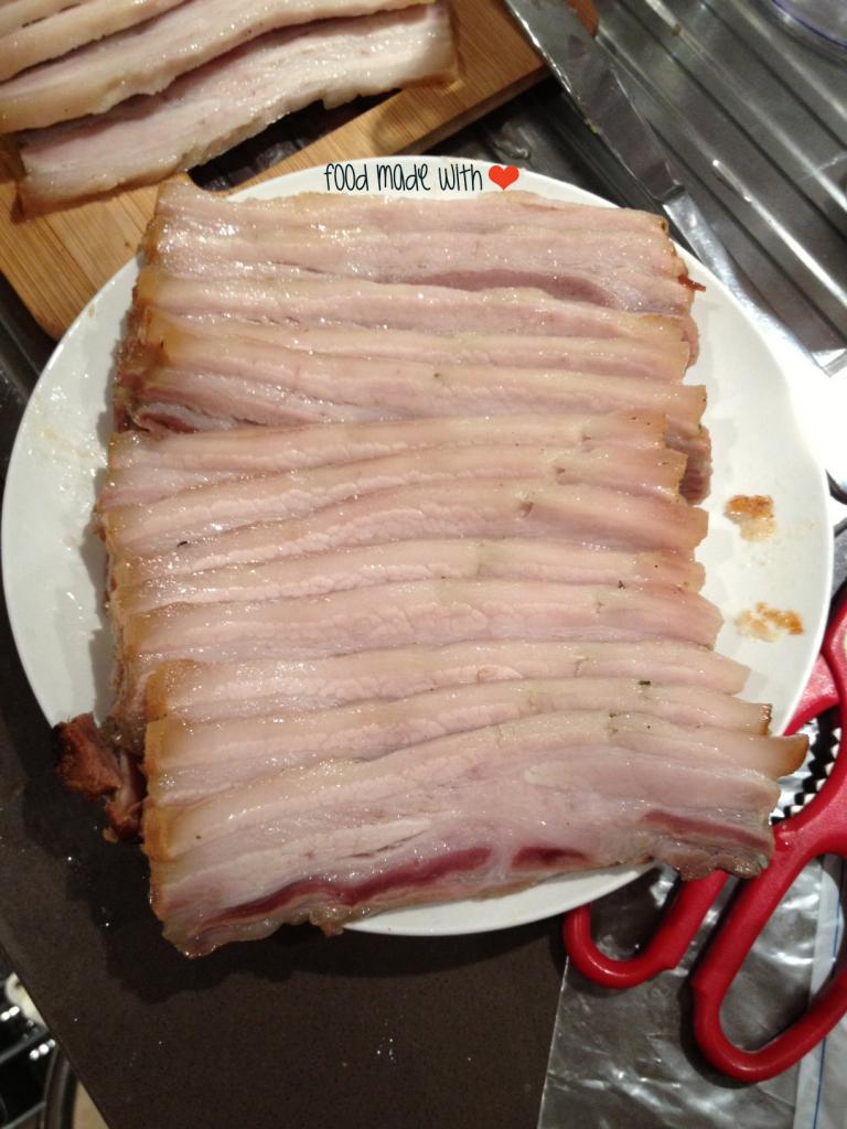 bacon all sliced up