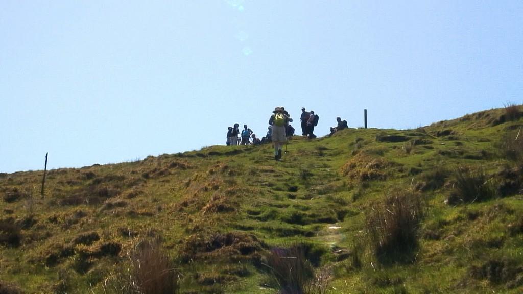 Hiking In Wicklow Mountains National Park – Ireland jean climbs to top of mullacor mountain - wicklow mountains national park - ireland