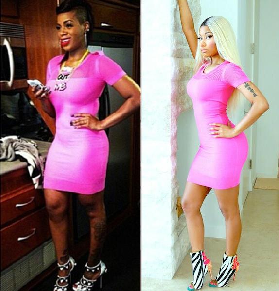 Who Wore it Better? Fantasia vs Nicki in Fitted Mesh Dress by McQueen Who Wore it Better? Fantasia vs Nicki in Fitted Mesh Dress by McQueen