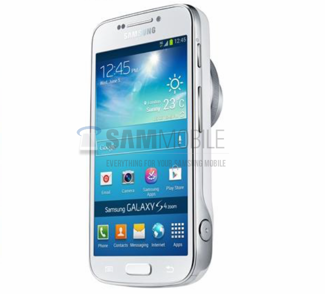 Leaked images of Samsung Galaxy S4 Zoom