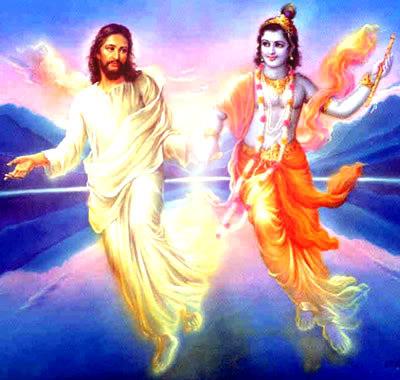 Lord Krishna and Jesus Christ