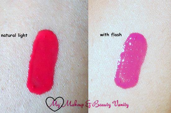 Colorbar True Gloss in Pink Stain swatch+colorbar+colorbar lipgloss