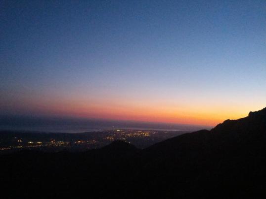 Not the best photo, but you get the idea. Sunsets at the boulders are nearly always spectacular.