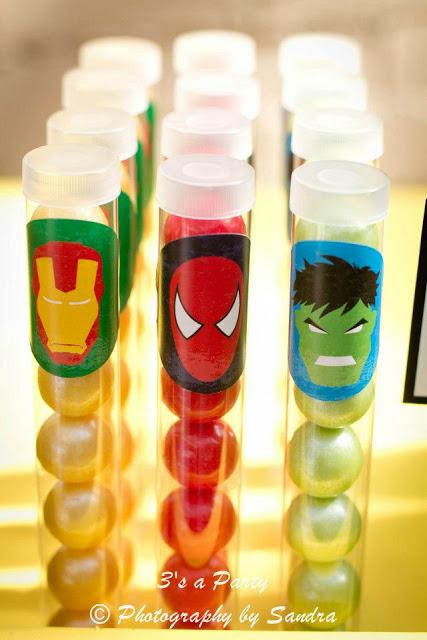 Superheroes and Clark Kent to the Rescue, A fun Superheroes party by 3's A  Party Candy Buffet and Party Supplies
