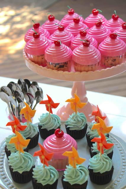 A Super Cute Bright and Colourful 1st Birthday Party with Cupcakes Galore by Festa Com Gosto