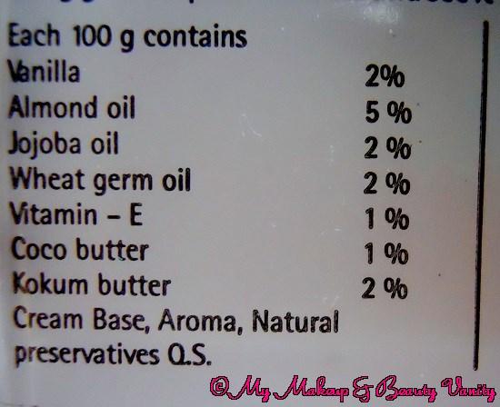 The Nature's Co. Vanilla - Vitamin E Face Cream Review+Vitamin E Face Cream