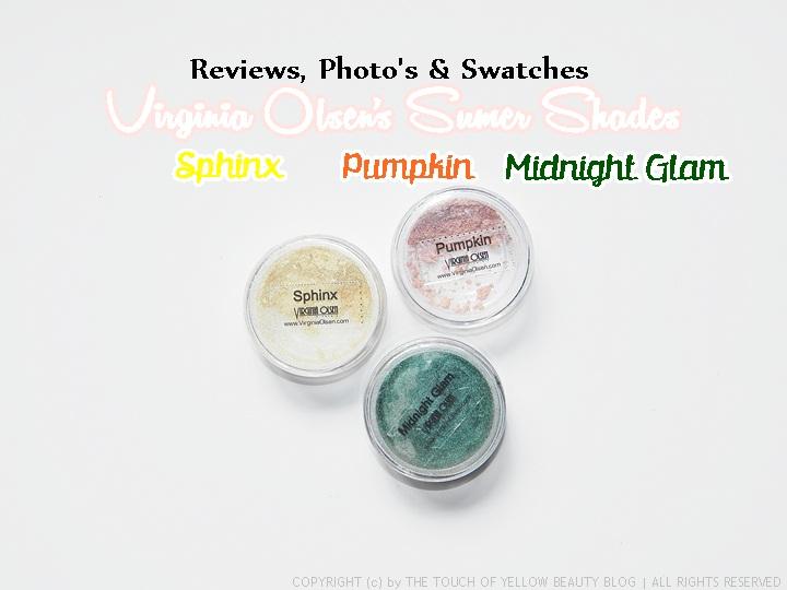 REVIEW | Virginia Olsen's Summer Shades - Sphinx, Pumpkin & Midnight Glam