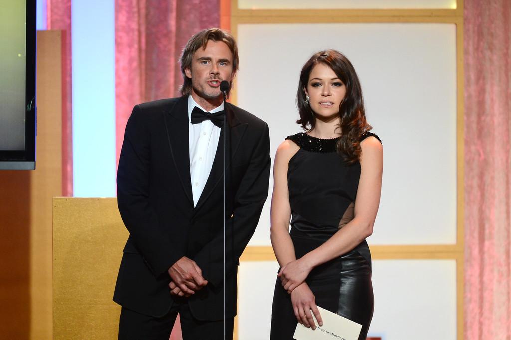 Sam Trammell and Tatiana Maslany Broadcast Television Journalists Association's Third Annual Critics' Choice Television Awards - Show Mark Davis Getty Images