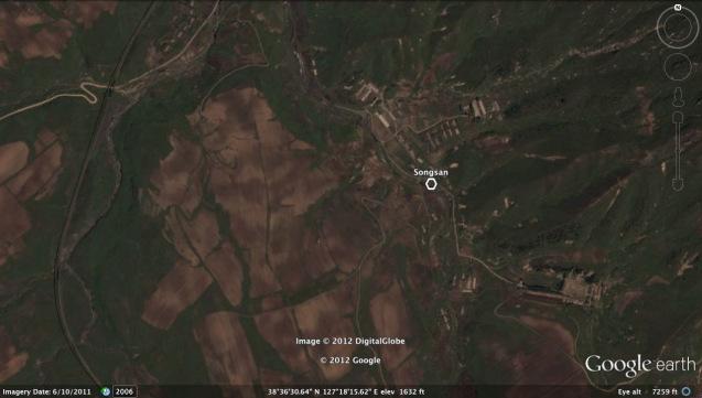 The Songsan area of Sep'o County, Kangwo'n Province(Photo: Google image).