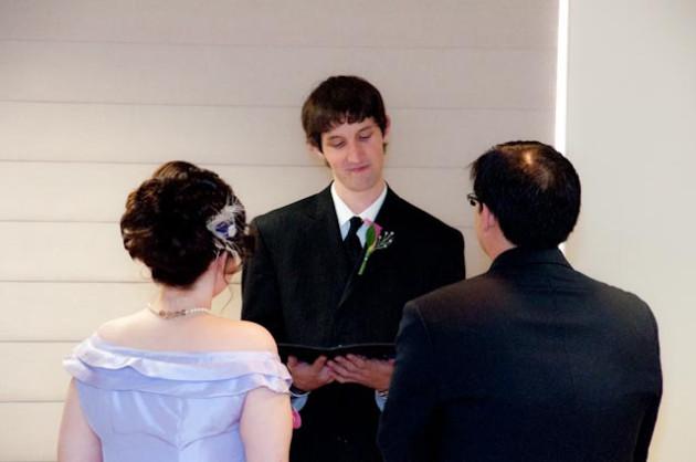 Peanut Butter Banana Chocolate Bars Top Girl's Wedding - Cowboy Minister