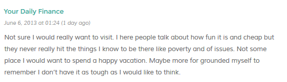 What kind of traveller are you? comment 3