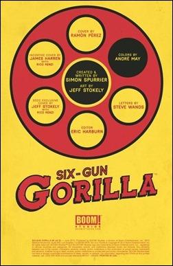 Six Gun Gorilla #1 Preview 1
