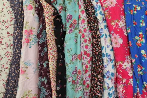 Floral fashion update ~ my pretty new tea dress fashion trend vintage floral patterns for summer 2013