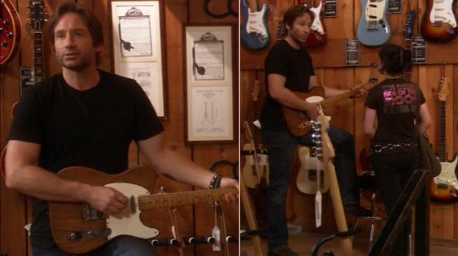 Hank Moody Goes Porsche Shopping Hank rocks out.