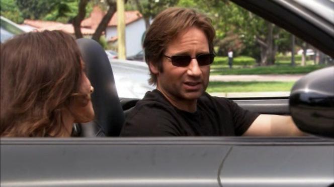 Hank Moody Goes Porsche Shopping Hank in his new 996, a Porsche that he owns for about half a day.