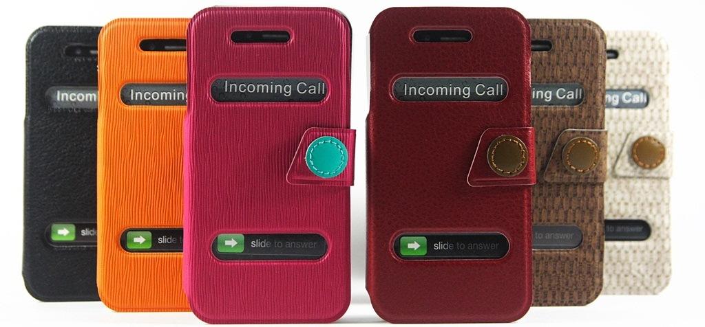 luxa2-leather-case LUXA2 Lille for iPhone 4S: answer the call without opening the case