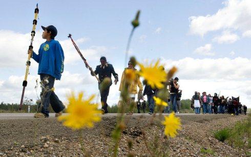 4th Annual Tar Sands Healing Walk walk1