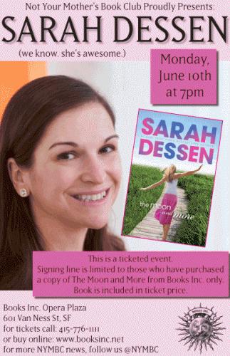 NYMBC Event - Sarah Dessen! NYMBC Event - Sarah Dessen!