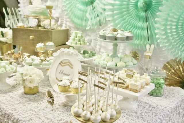 Mint and Gold Party by Sugar Coated Mama Mint and Gold Party by Sugar Coated Mama