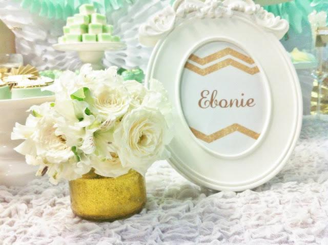 Mint and Gold Party by Sugar Coated Mama Mint and Gold Party by Sugar Coated Mama