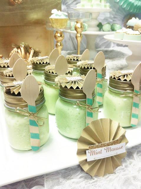 Mint and Gold Party by Sugar Coated Mama Mint and Gold Party by Sugar Coated Mama