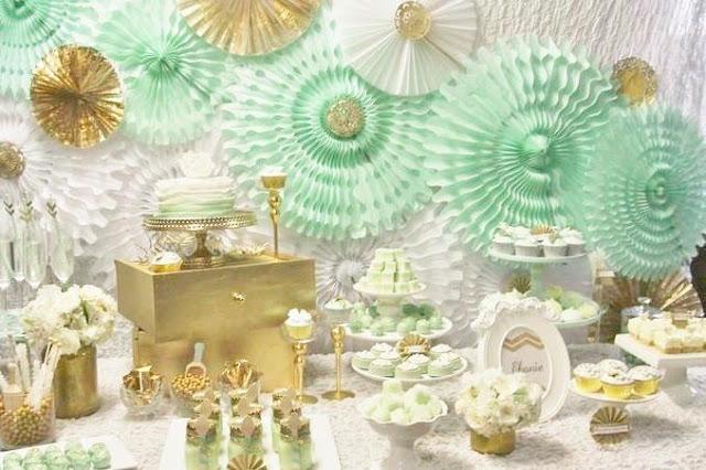Mint and Gold Party by Sugar Coated Mama Mint and Gold Party by Sugar Coated Mama