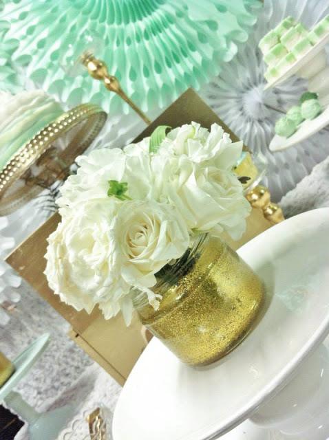 Mint and Gold Party by Sugar Coated Mama Mint and Gold Party by Sugar Coated Mama