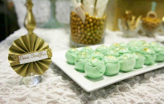 Mint and Gold Party by Sugar Coated Mama Mint and Gold Party by Sugar Coated Mama