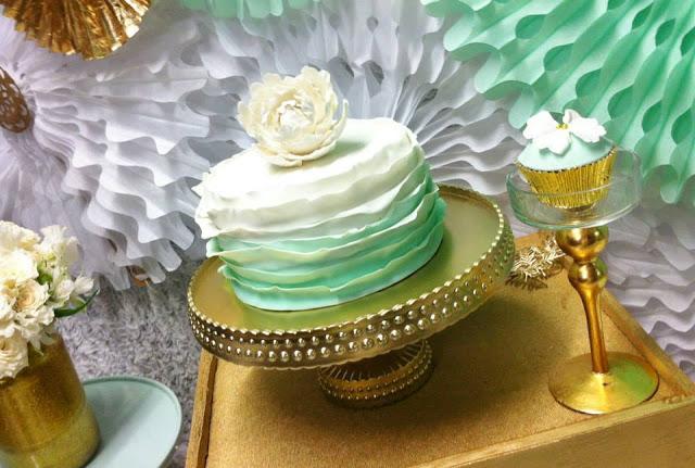 Mint and Gold Party by Sugar Coated Mama Mint and Gold Party by Sugar Coated Mama