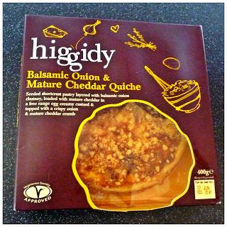 Higgidy Balsamic Onion & Mature Cheddar Quiche