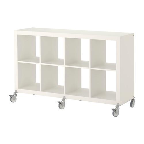 Preteen/Teen Loft Space Makeover! EXPEDIT Shelving unit on casters IKEA