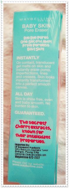 Review on Maybelline Baby Skin Pore Eraser