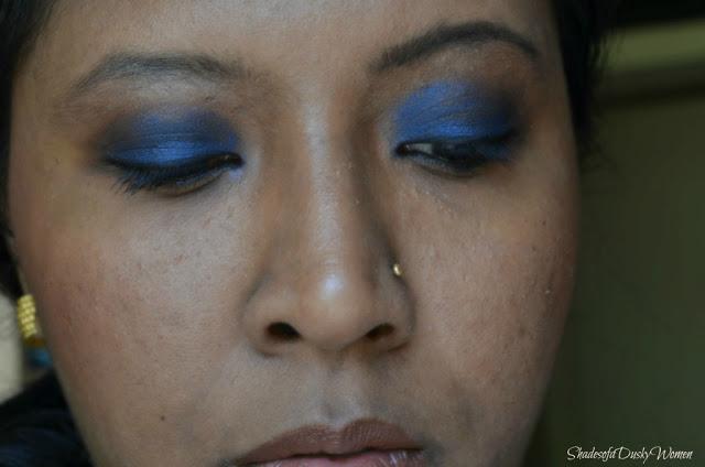 Simple Blue EOTD!!!! Trial and lots of error :)
