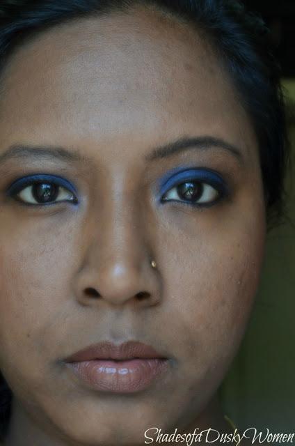 Simple Blue EOTD!!!! Trial and lots of error :)