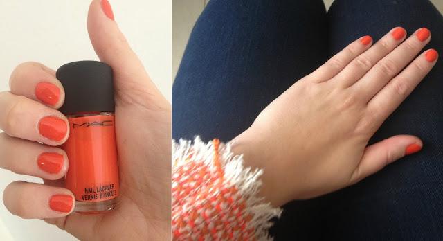 MAC All About Orange: Morange Nail Lacquer