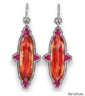 JAR jewelry, Ellen Barkin's JAR earrings auctioned at Christies