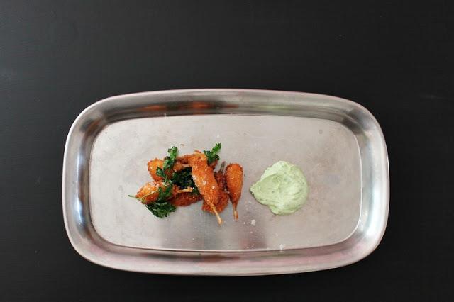 Deep fried frog legs with herb cream #91 Deep fried frog legs with herb cream #91