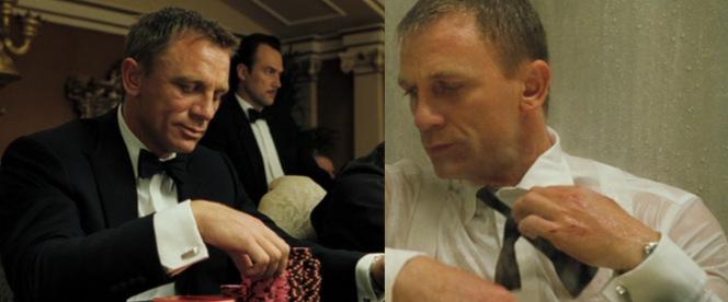 The Casino Royale Dinner Jacket Bond's versatile cuff links are great for both the casino and the shower!