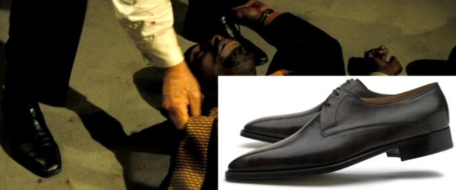 The Casino Royale Dinner Jacket Sadly, the best shot we get of Bond's shoes is somewhat graphically compromised.