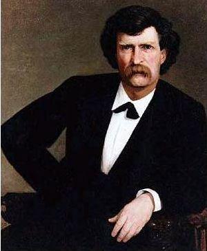 Mark Twain samuel clemens portrait painting 1877