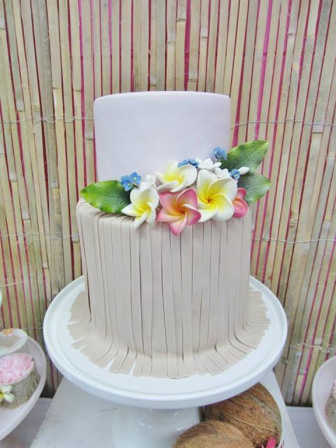 Hawaiian 1st Birthday by Cakes by Joanne Charmand