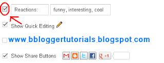 How To Add a Reaction Widget to Blogger