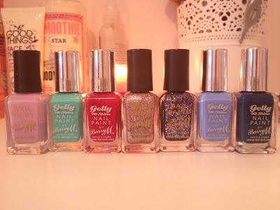 My favourite Barry M Nail Paints