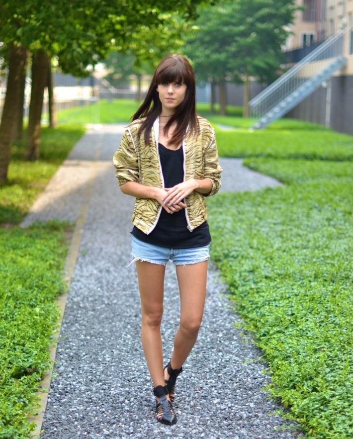 Tigerrrr lovelybylucy animal tiger print denim boots