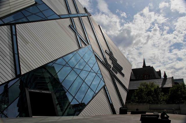 Toronto's Royal Ontario Museum Exteriors  [Sky Watch Friday]