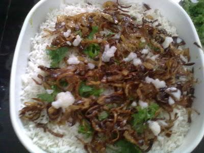 Baked Biryani Hydrabadi style -for the Nawabs and a picnic Party in the lawns Baked Biryani Hydrabadi style -for the Nawabs and a picnic Party in the lawns