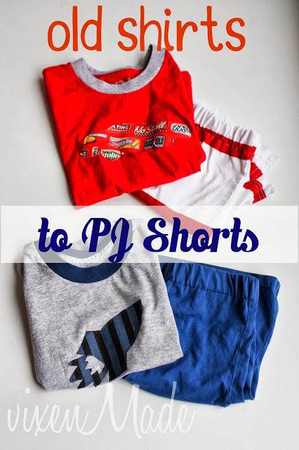 Old Shirts to PJ Shorts