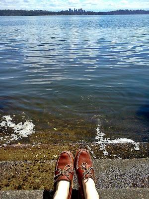 seattle, lake washington, bellevue, boat shoes, madrona