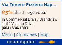 Via Tevere Pizzeria Napoletana on Urbanspoon